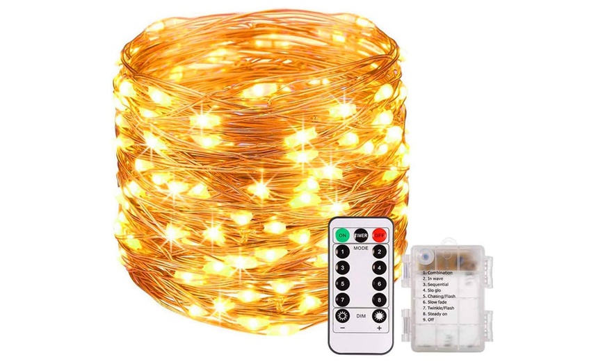 Image 8: Guirlande lumineuse de 100 ou 200 LED