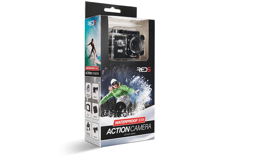 Image 4: RED5 Waterproof Action Camera