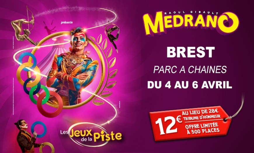 Image 1: Places pour "Les Jeux de la Piste" du Grand Cirque Medrano à Brest