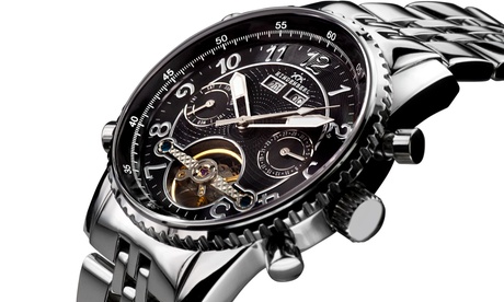 Orologio automatico con vetro in zaffiro Air Professional della marca svizzera Hindenberg, con spedizione gratuita