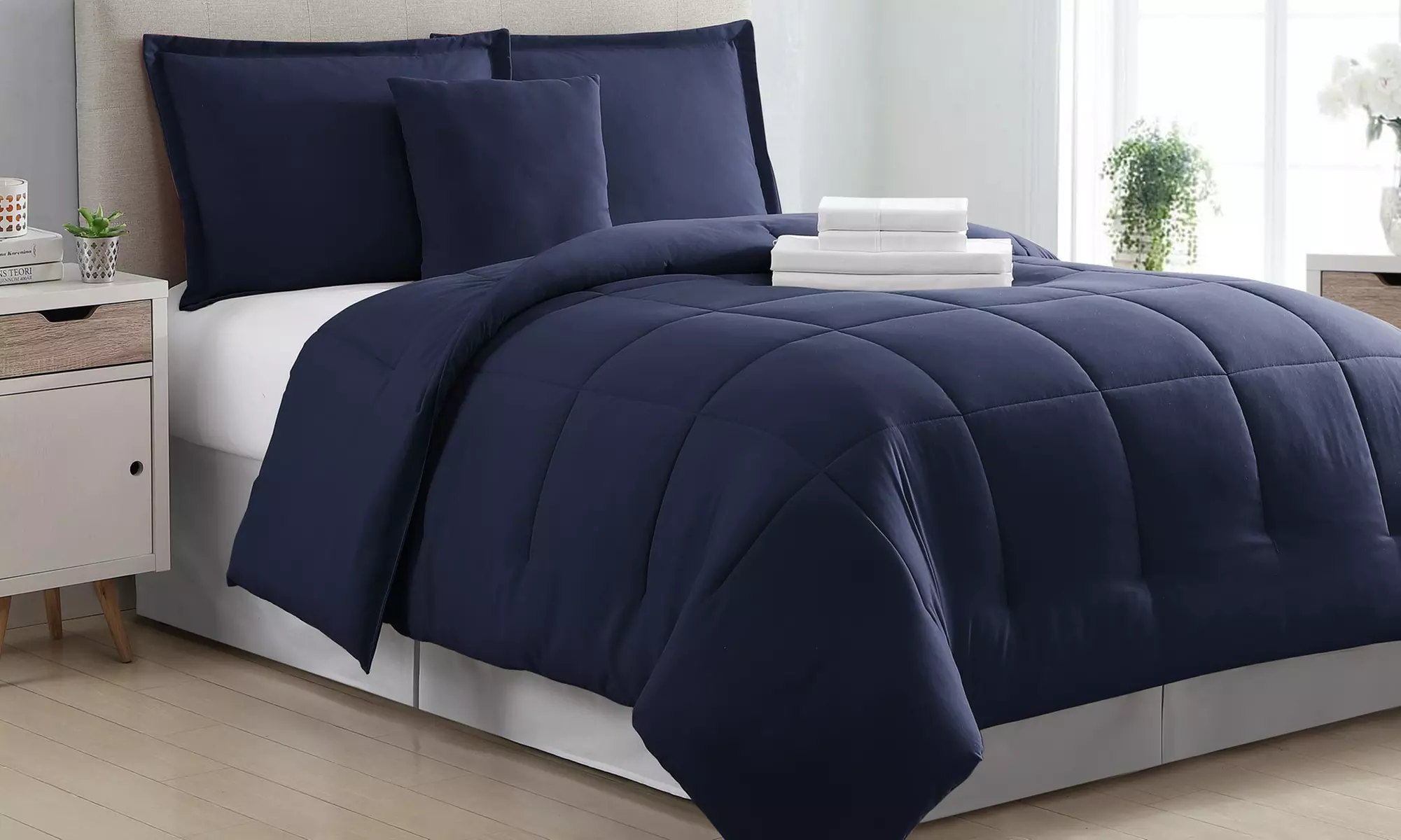 Hotel 5th Ave Oversized Bed in a Bag Set with Sheets (6 or 8 Piece) - Primary Image