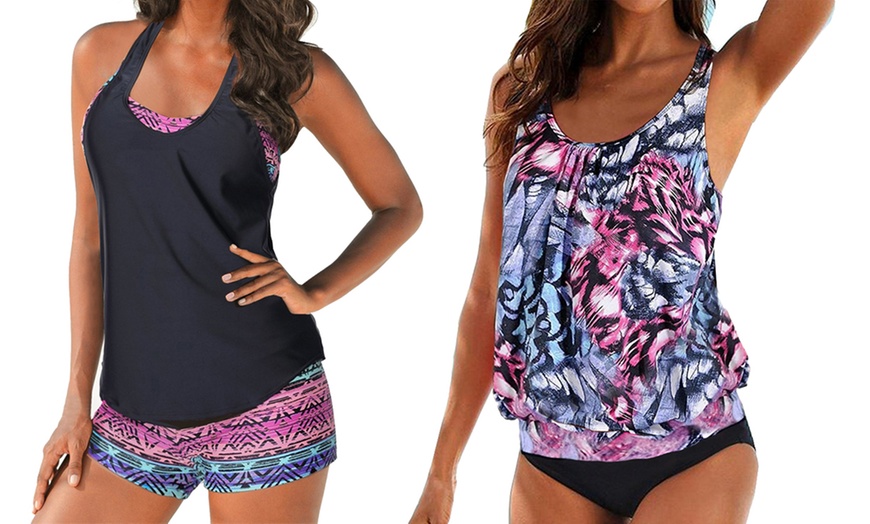 Image 4: Women's Printed Tankinis