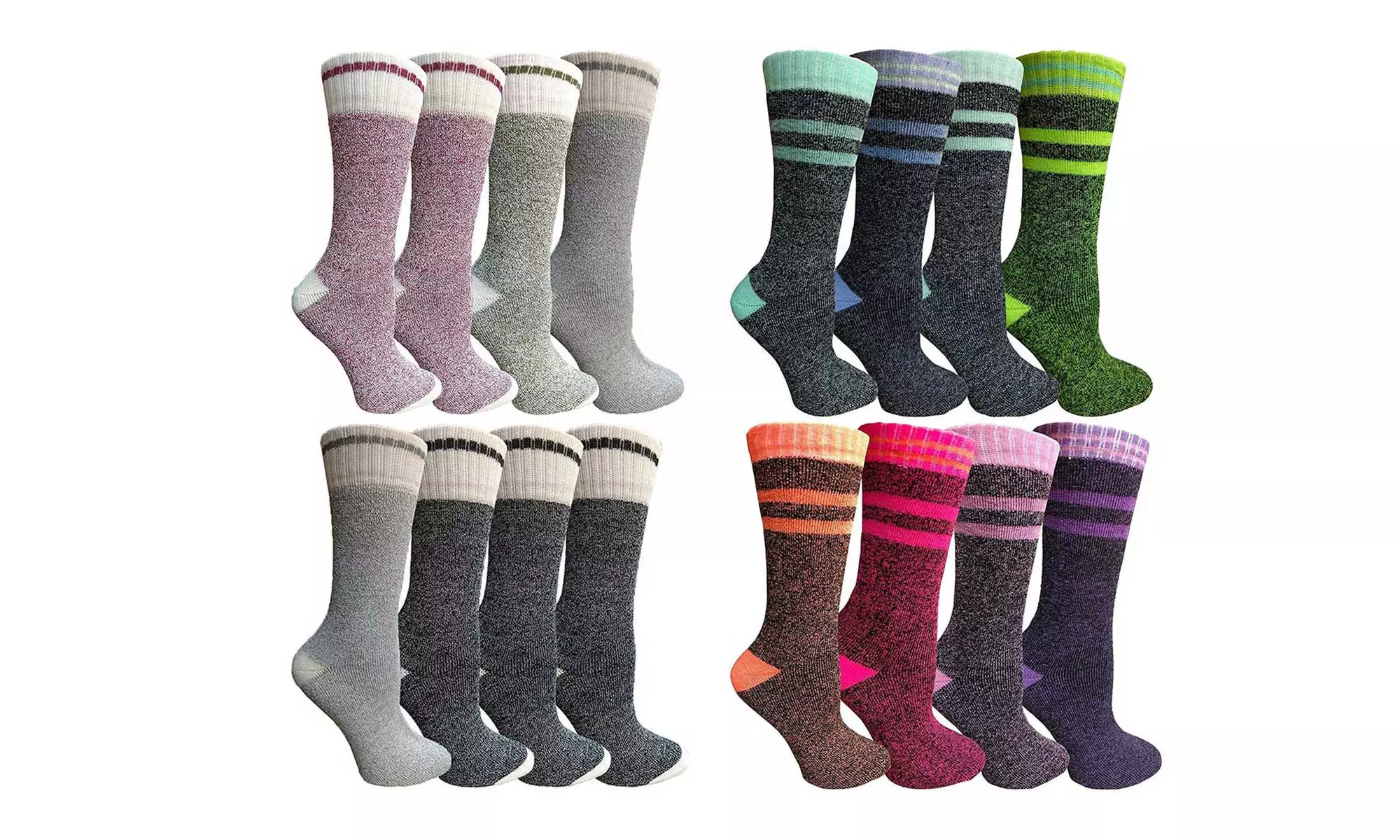 Women's Thermal Tube Socks (8-Pairs) - Primary Image