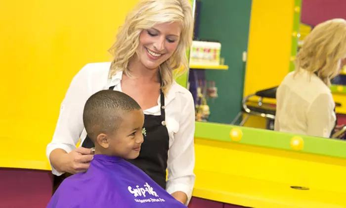 One Children's Haircut with Optional Shampoo and Quick Dry at Snip-its (Up to 39% Off) - Primary Image