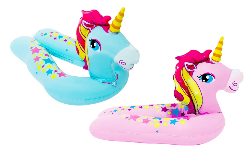 Image 7: Inflatable Unicorn Swim Ring