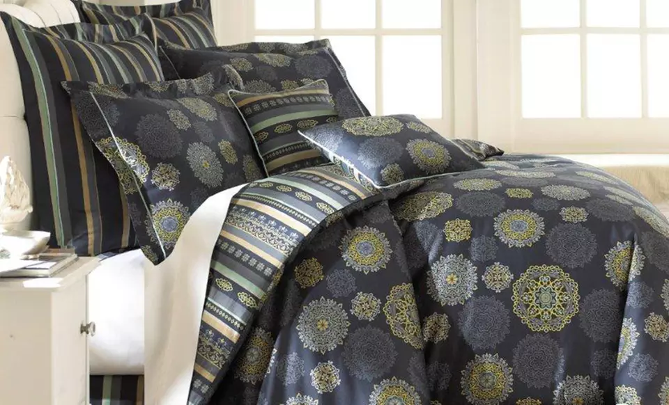 8-Piece Printed Comforter Set  - Primary Image
