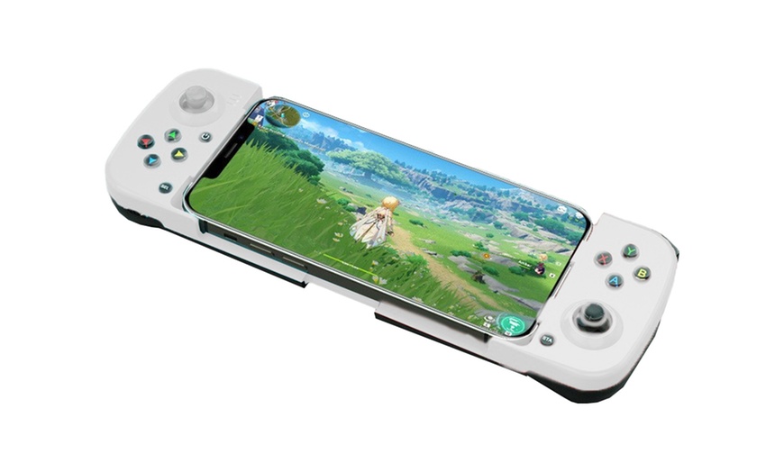 Image 2: Mobile Phone Gamepad Wireless Bluetooth 5.0 Game Controller