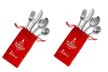 4-, 8- or 16-Piece Ella Christmas Cutlery Set with Christmas Pouch - Image 3