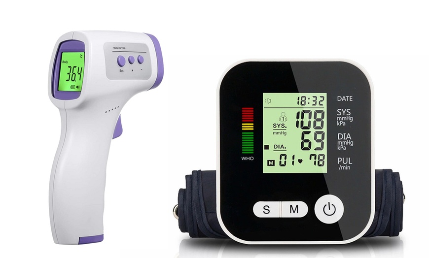 Image 8: Blood Pulse Oximeter, Blood Pressure Monitor or Forehead Thermometer