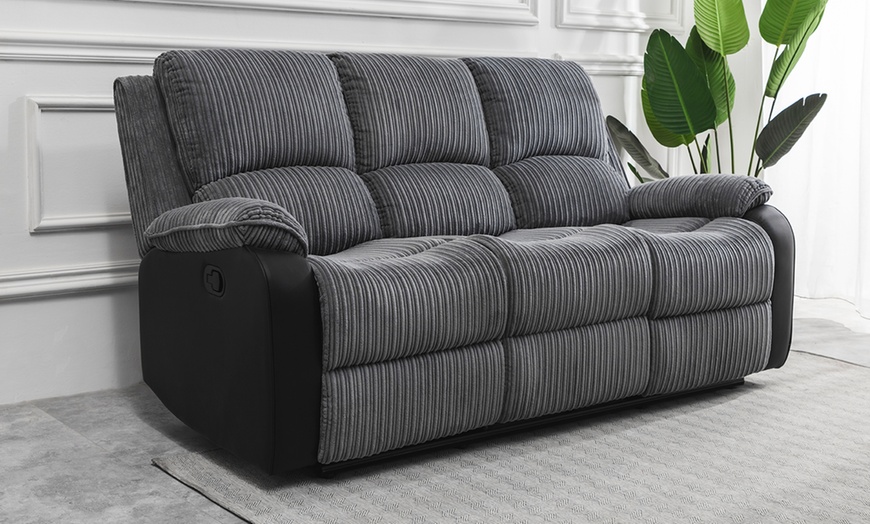 jumbo cord fabric recliner