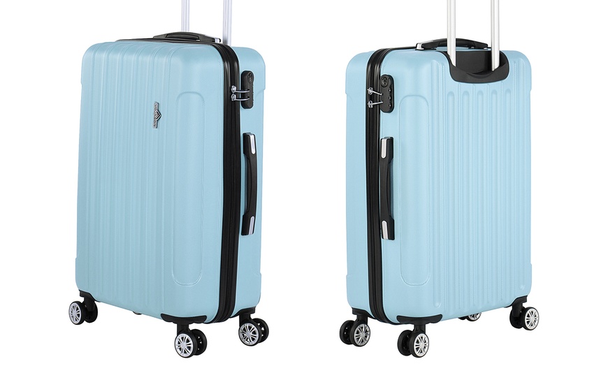 Image 4: 3-Piece Hard Shell Suitcase Set