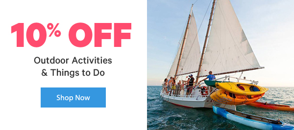 10% off Leisure/ Things to do