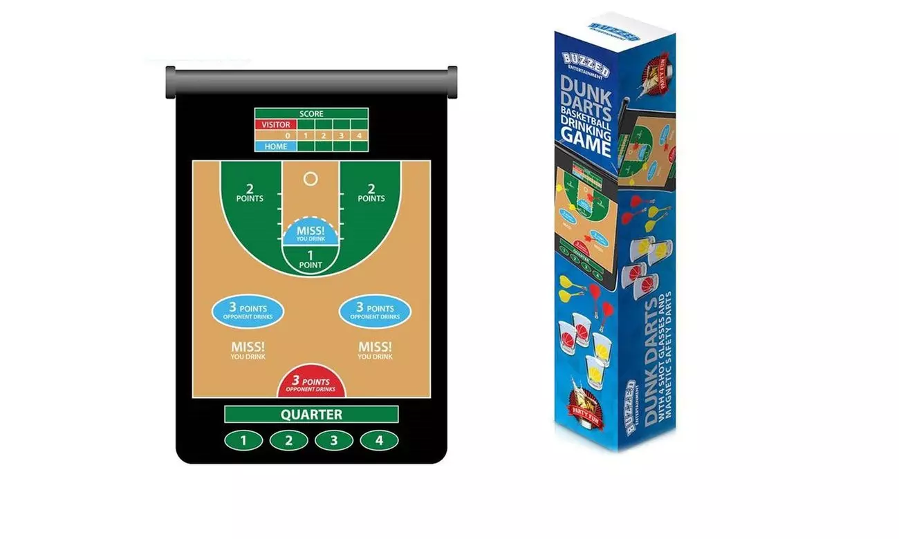 Dunk Darts Basketball Drinking Game - Primary Image