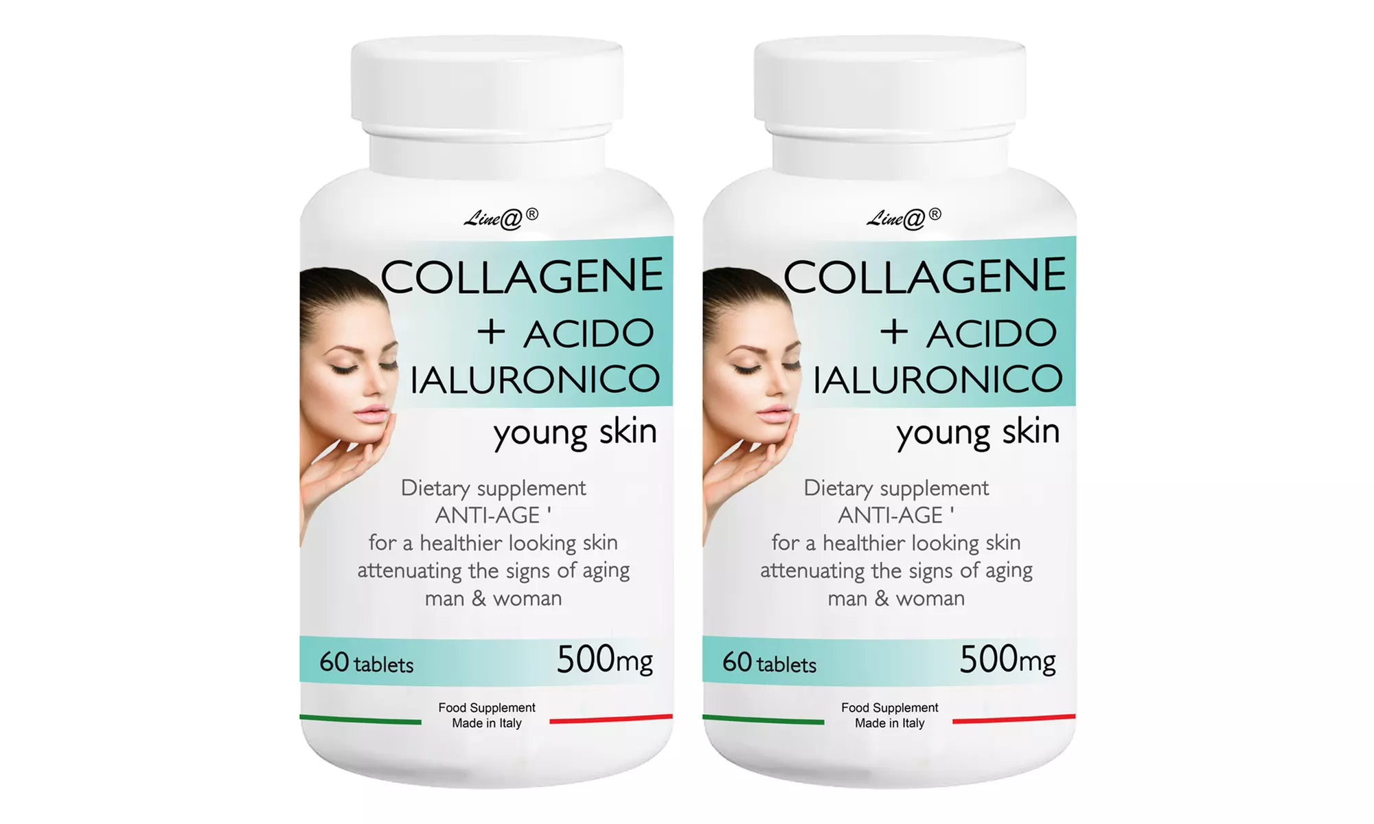 Fino a 360 compresse con collagene e acido ialuronico Lineadiet