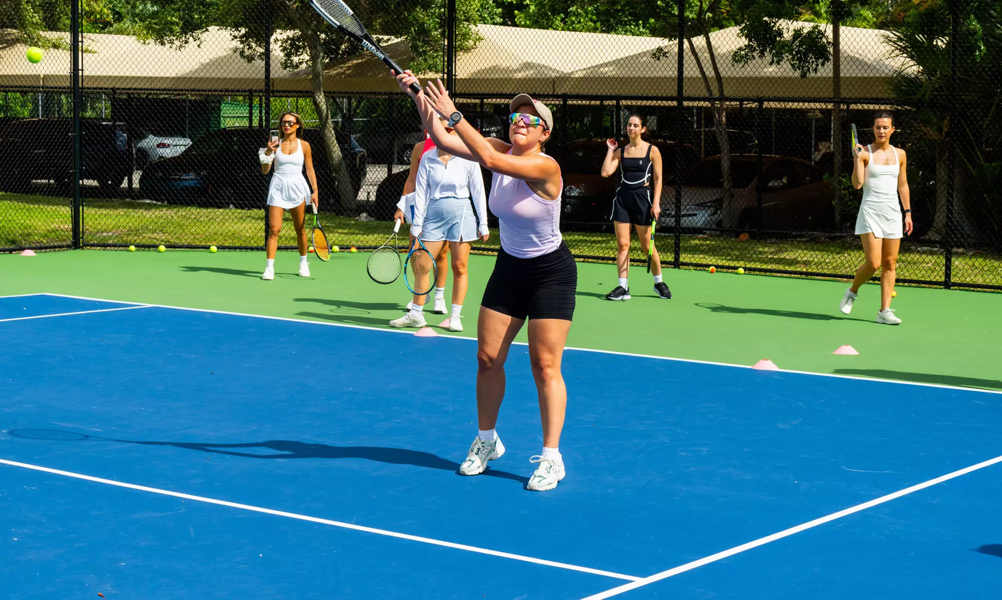 Join High-Demand Tennis Group Lessons for Adults — Limited Offer