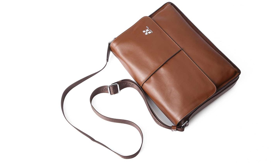 Image 22: Woodland Leathers Men's Bag