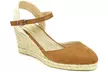 Mata Women's Espadrille Open Peep Toe Wedge Sandals - Second Medium