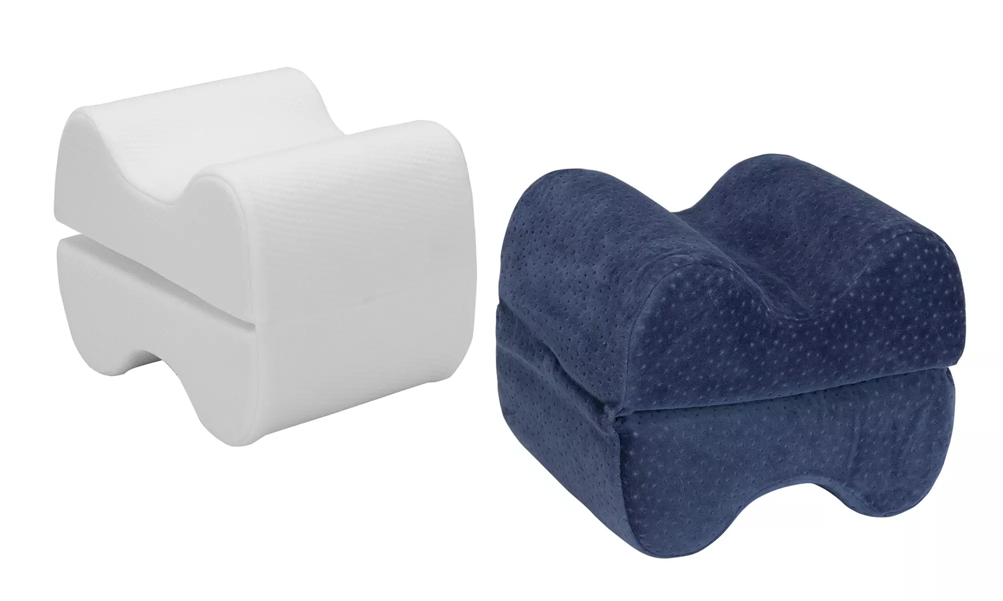 Almohada viscoelástica ergonómica plegable de firmeza media para el soporte de rodillas - Primary Image