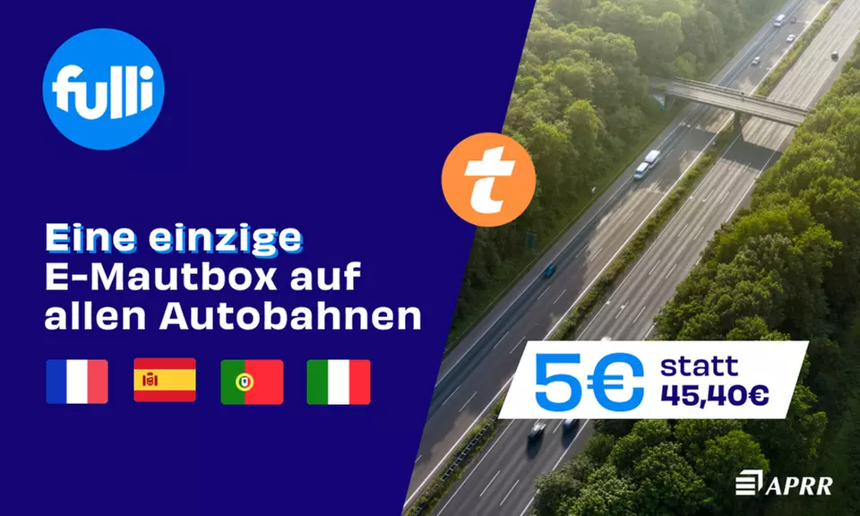 Télépéage Mautbox für Reisen auf Autobahnen in Frankreich, Spanien, Portugal und Italien von Fulli (89% sparen) - Primary Image