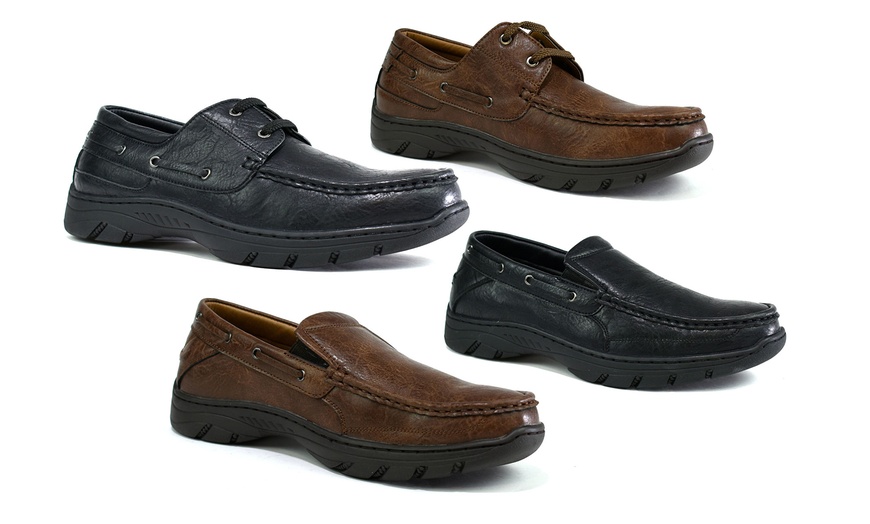 Image 1: Men's Slip-On Loafers