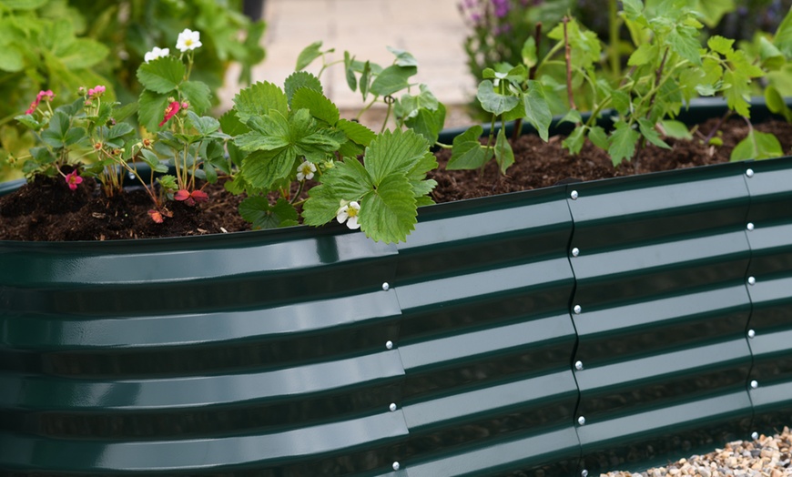 Image 2: Garden Gear Metal Raised Modular Garden Bed