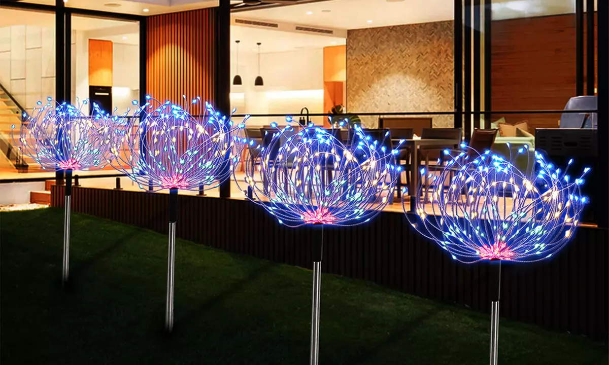 4 o 8 luci solari da giardino