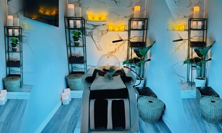 One 90-Minute Curated Escape: Express Facial, Scalp Reset (Japanese Head Spa) & Classic Mani - Beautè Lounge