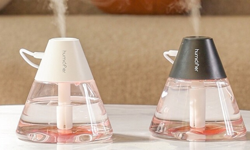 Image 1: Volcano Shaped Humidifier