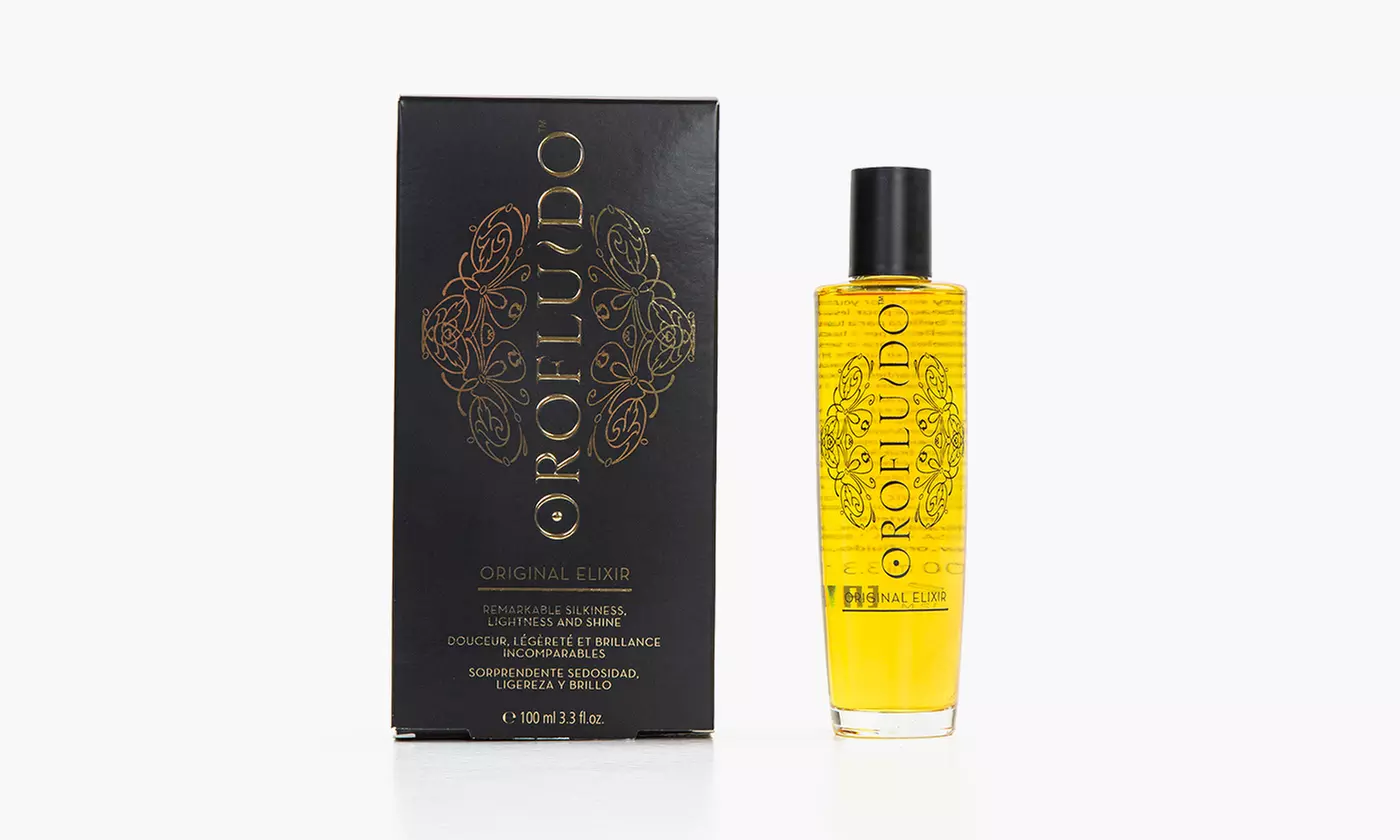 1 ou 2 huiles précieuses pour cheveux Orofluido Elixir Beauté 100ml - Primary Image