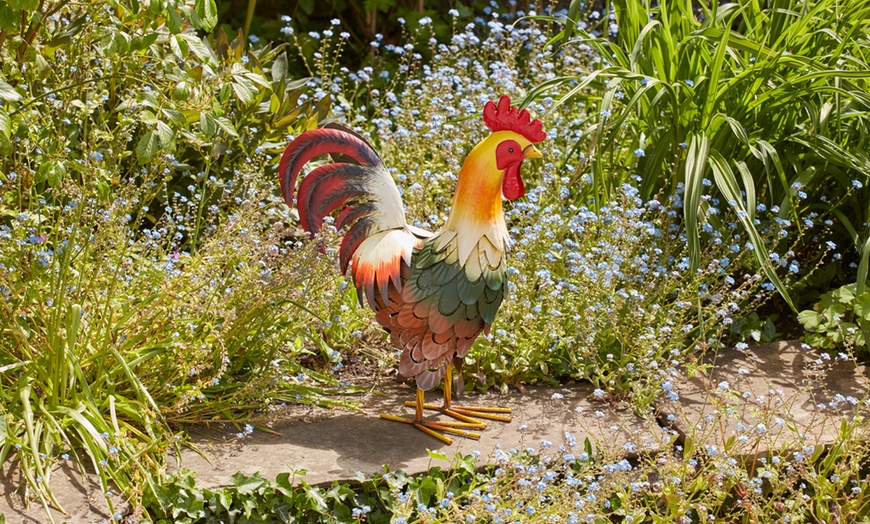 Image 4: Metal Bird-Themed Garden Ornament Collection