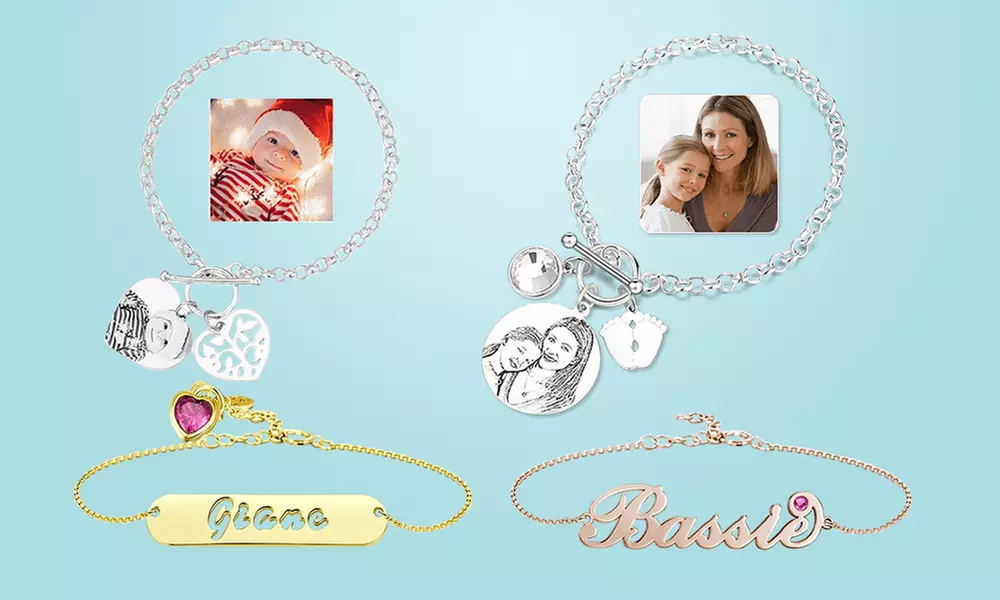 Armband mit Namen oder Fotogravur