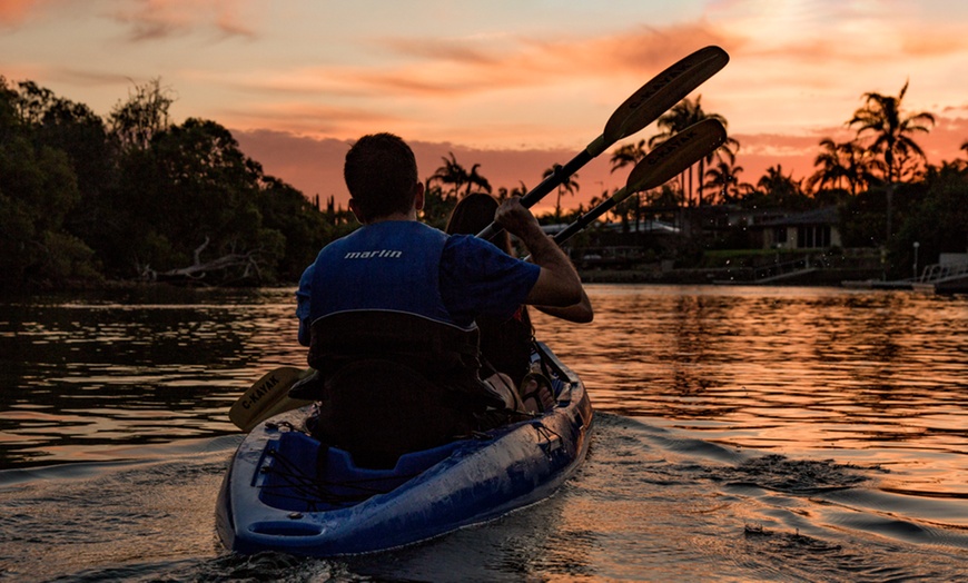 Image 1: 2-Hour Sunset Kayak Tour
