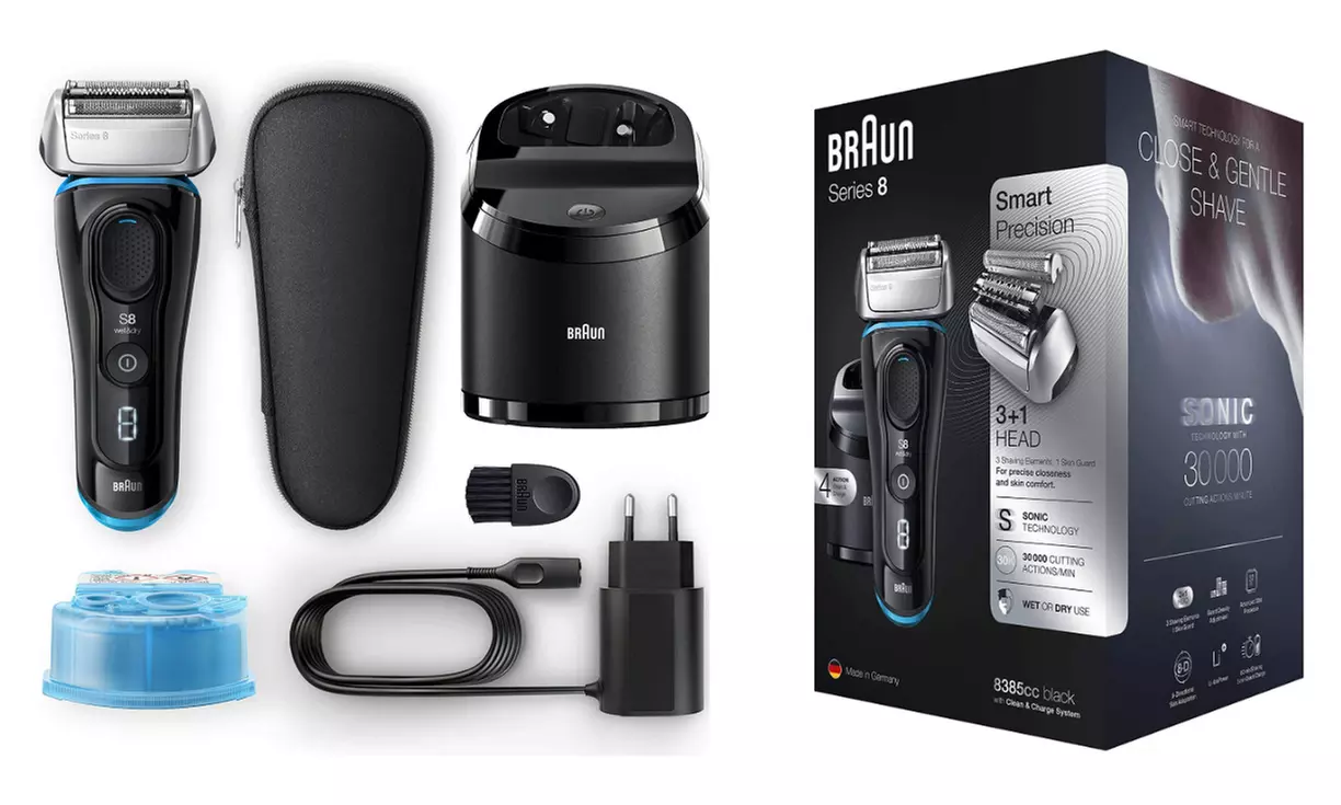 Rasoir électrique Braun 8385CC - Primary Image