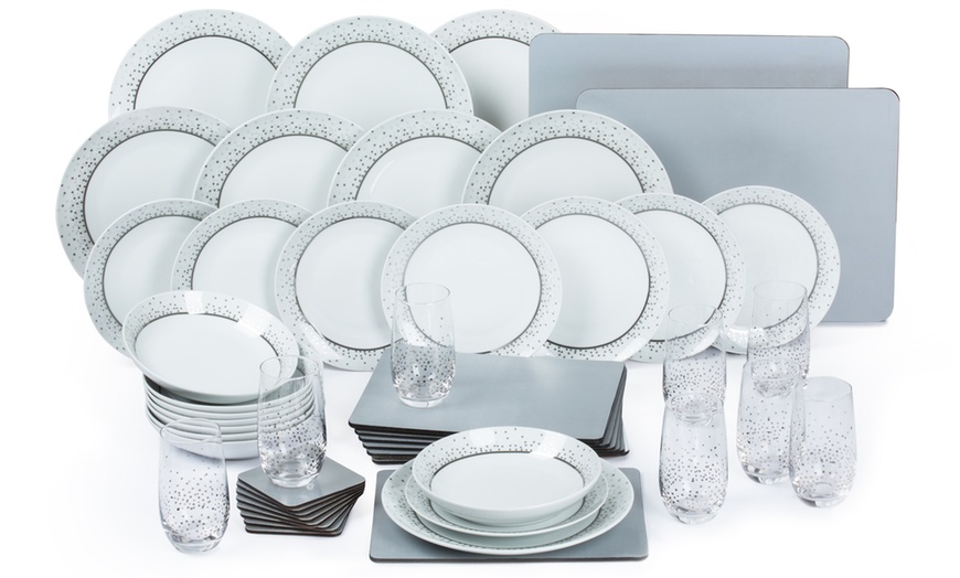 Image 1: Waterside 50-Piece Dinner Set