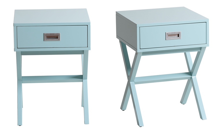 Image 2: Retro-Style Bedside Table
