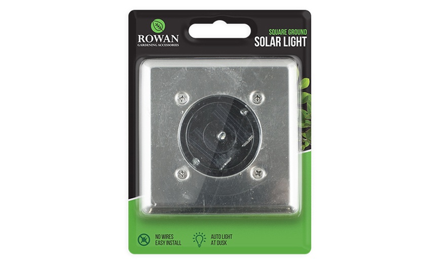 Image 2: Square Solar Deck Lights