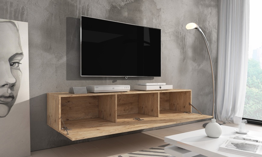 Image 14: E-Com Rocco Floating TV Unit