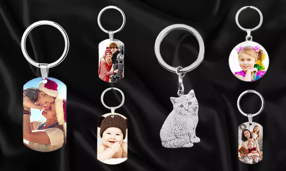 Foto-Schlüsselanhänger mit Gravur
