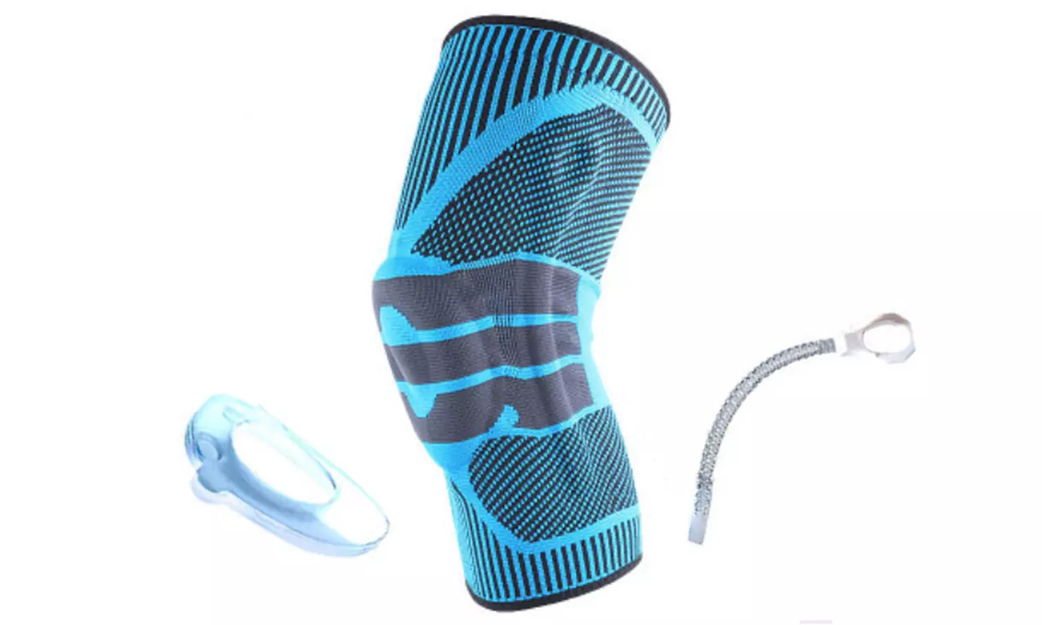 Manchon de compression pour genou en silicone - Second Medium