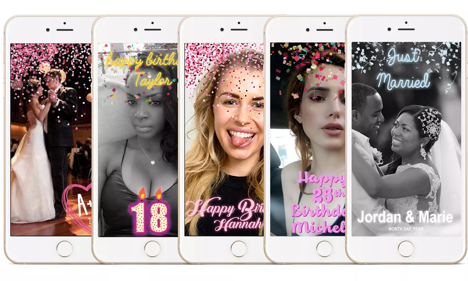 One or Two Personalized Snapchat Filters from Snap Filter Finder (Up to 65% Off)  - Second Medium