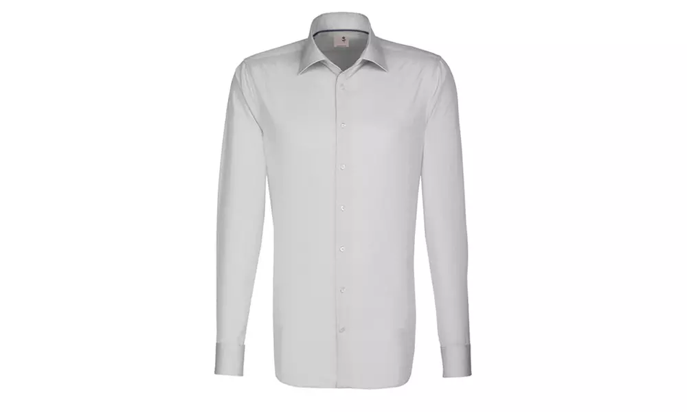 Seidensticker Herren-Hemd in Hellblau oder Hellgrau - Second Medium