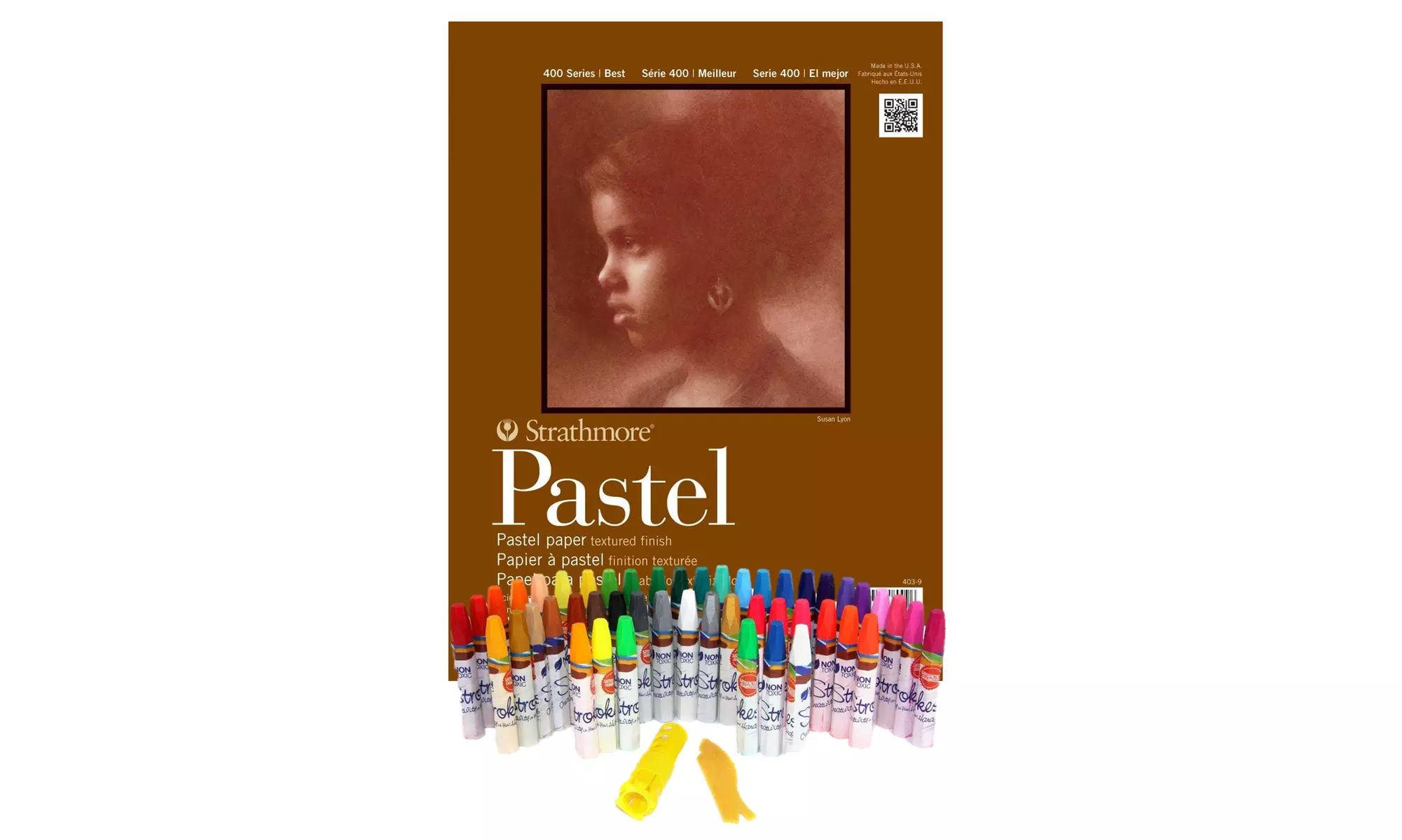 Premium Oil Pastel and Strathmore Pastel Paper Set (51-Piece) - Primary Image