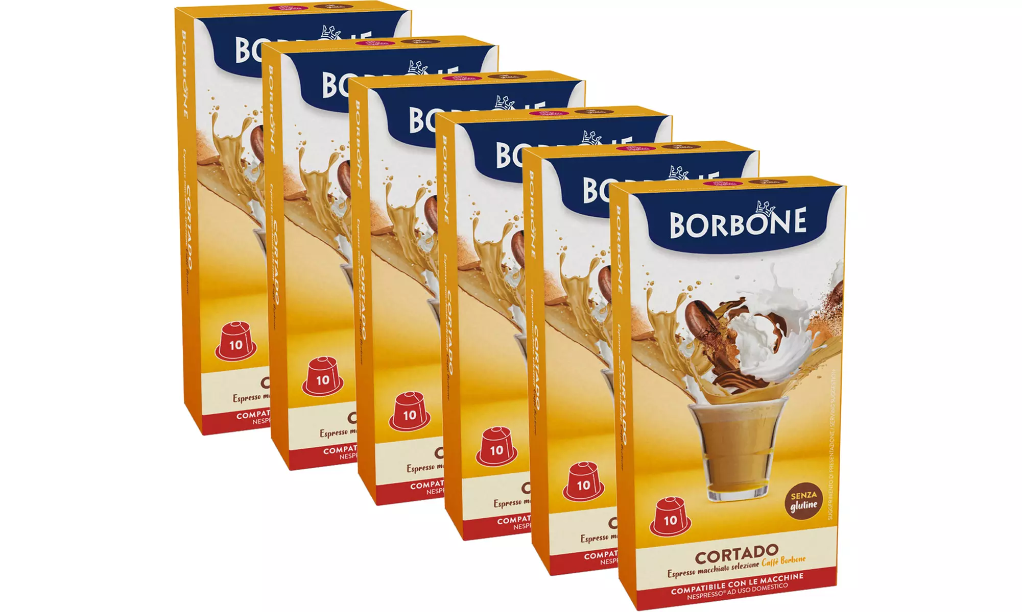 60 o 120 capsule Borbone compatibili con Nespresso