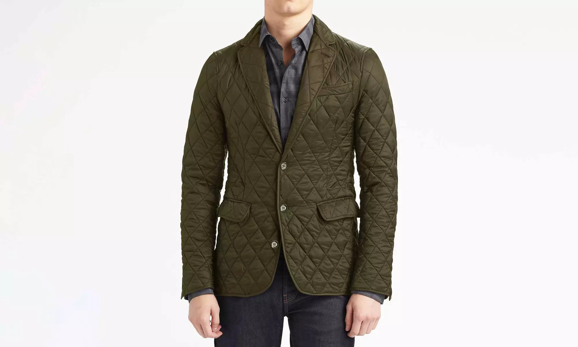 Braveman Men's Quilted Blazer Jacket (Size S) - Second Medium