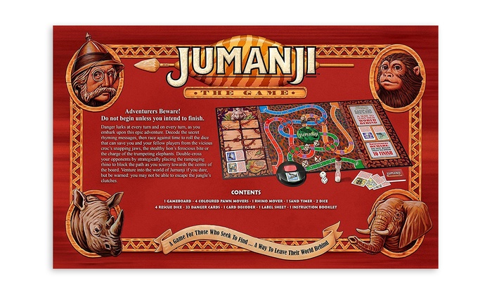 Gioco Da Tavolo Originale Jumanji Per Adulti O Bambini Da 8 Anni In Su