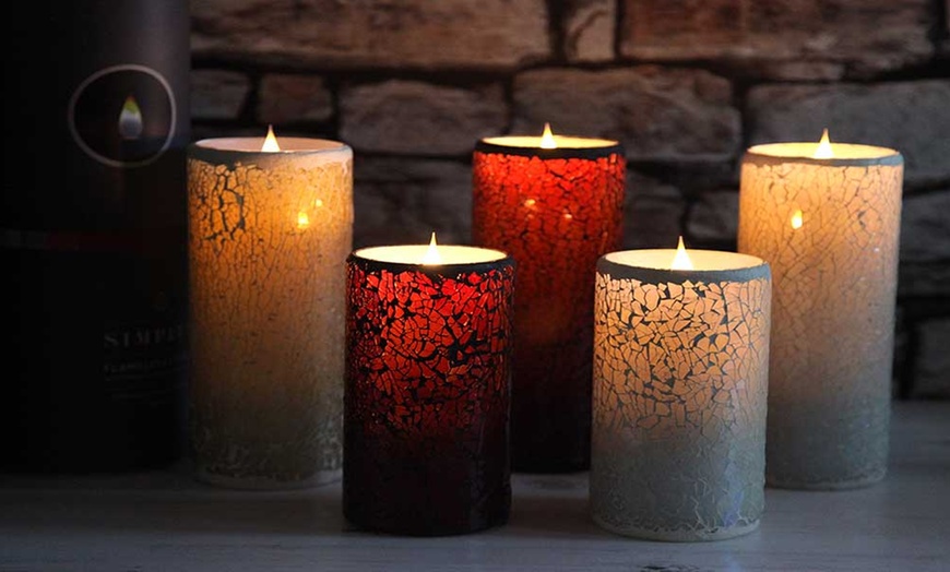 Image 1: 3 Simplux Flameless Candles