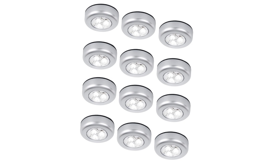 Image 5: Lot de 6 ou 12 lampes LED autocollantes