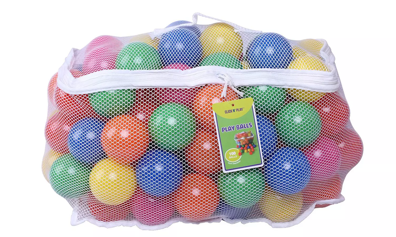 Crush-Proof Plastic Pit Balls (100-Count) - Second Medium