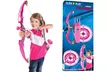 Pink Light-Up Bow and Arrow Archery Play Set with 3 Suction Cup Arrows (6-Piece) - Second Medium