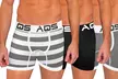 AQS Men's Printed Long Trunks (3-Pack) - Second Medium